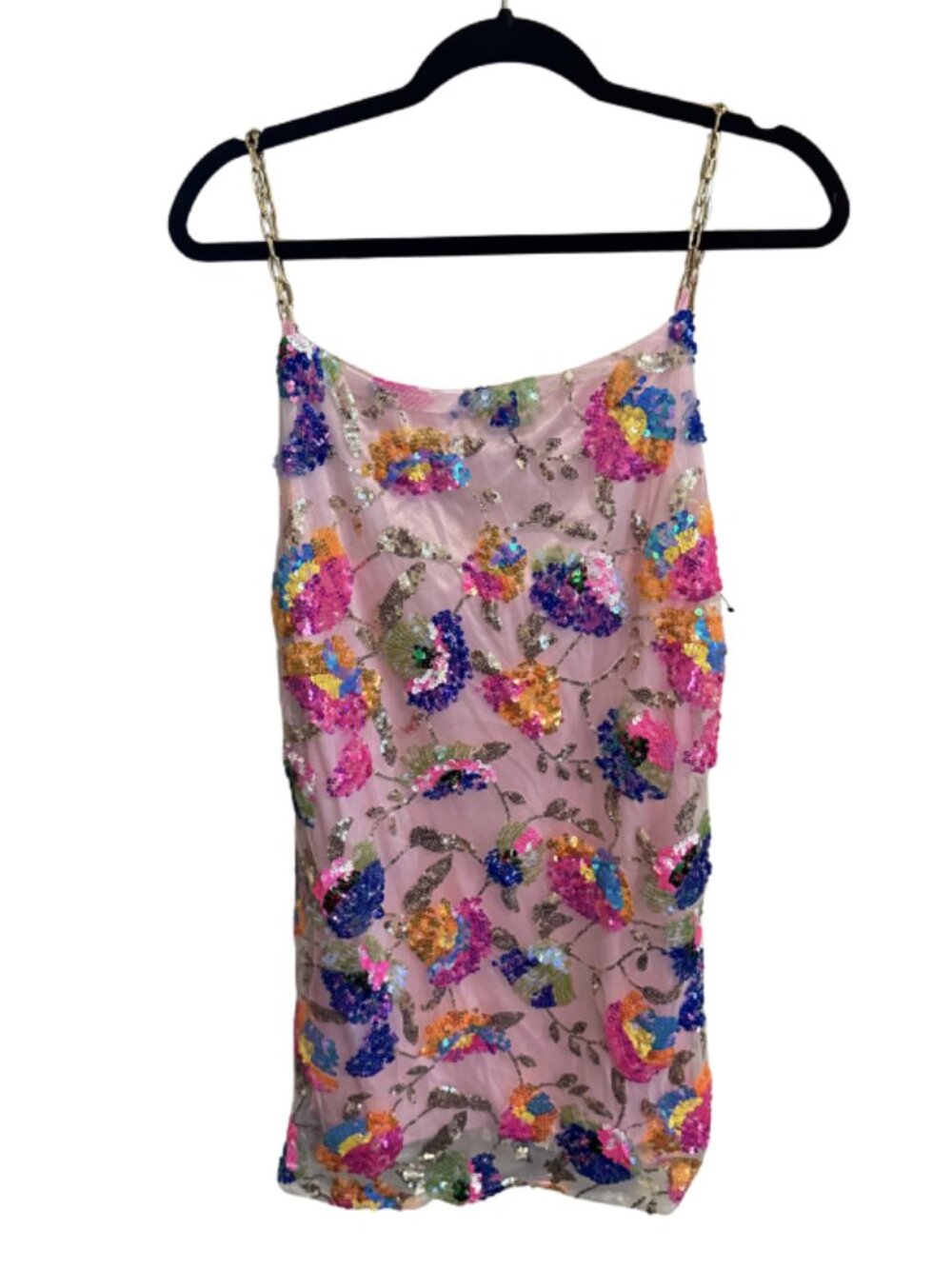 Shein Gold Strap Mini Dress
